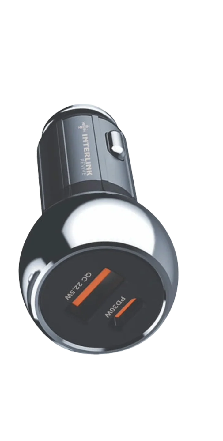 I-229 REVIVE 30W PD Dual-Port Car Charger