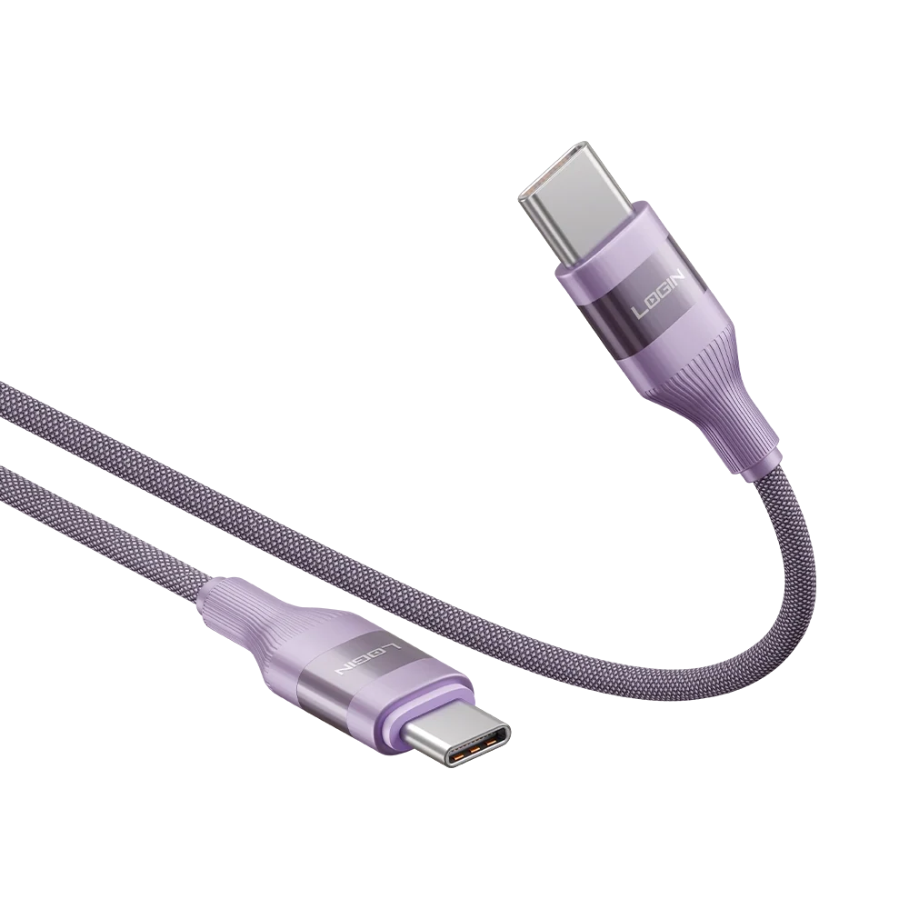 L-904 ChargePop | PD to PD Cable 65Watt | Braided Cable | Fast Charging