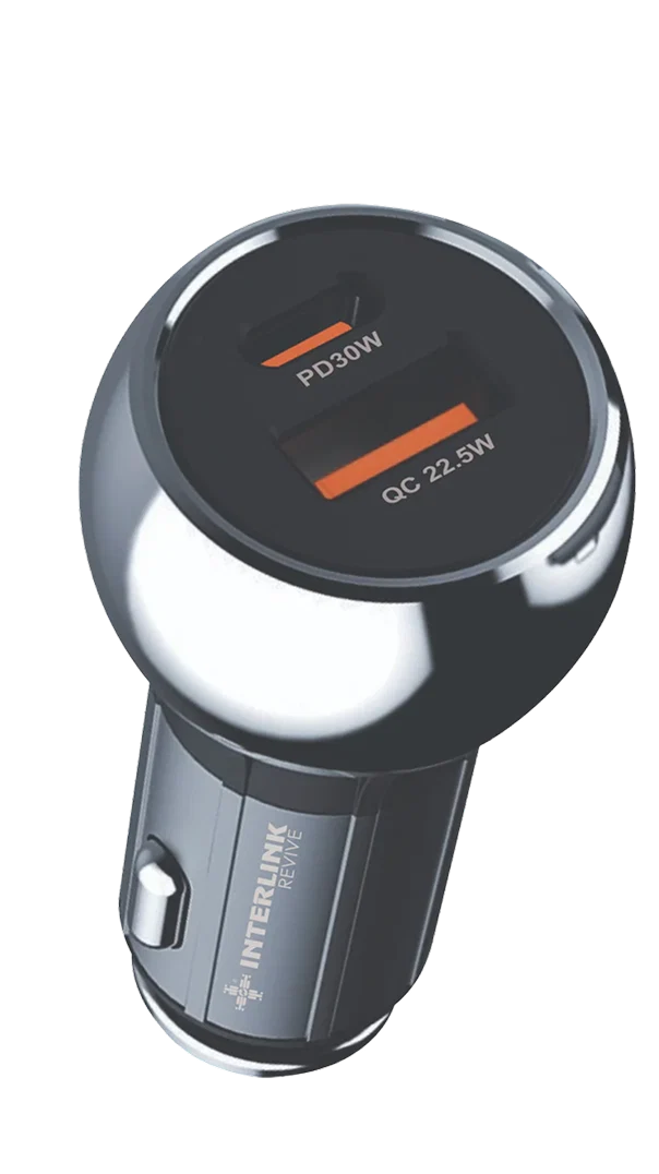 I-229 REVIVE 30W PD Dual-Port Car Charger