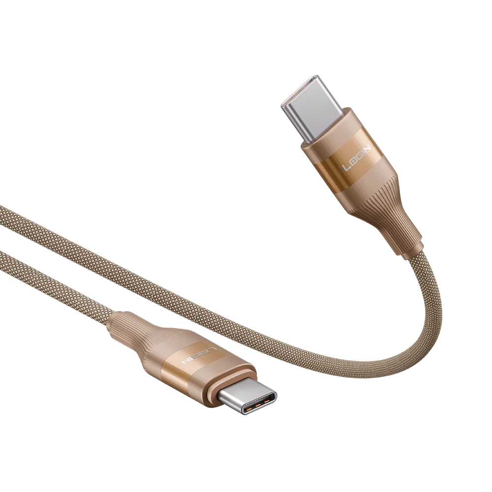 L-904 ChargePop | PD to PD Cable 65Watt | Braided Cable | Fast Charging