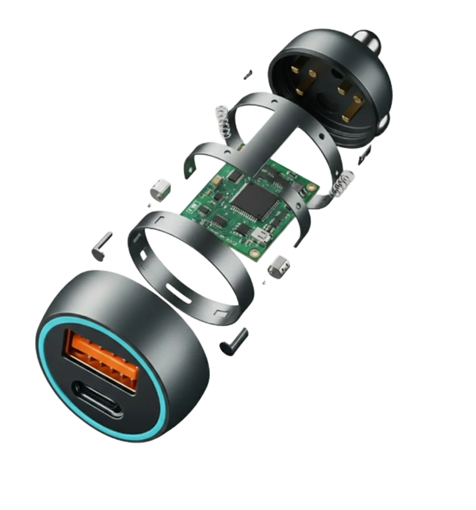 I-293 RIDE Dual USB Type-C Car Charger