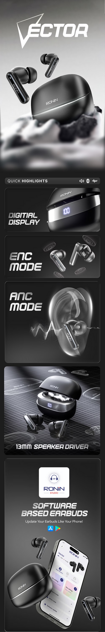 Vector Earbuds