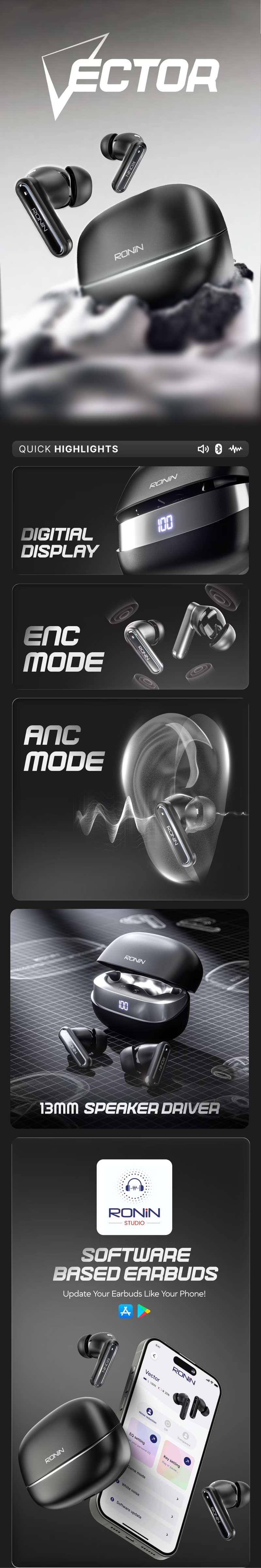 Vector Earbuds